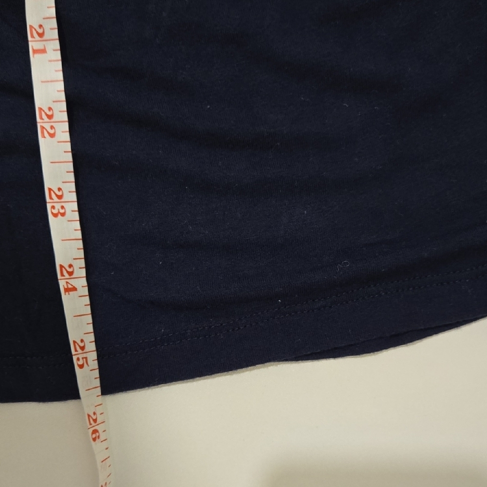 Daniel Rainn Dark Blue Short Sleeve Top - Picture 11 of 14